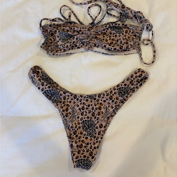 Leopard Print Bikini Set - Picture 3 of 3